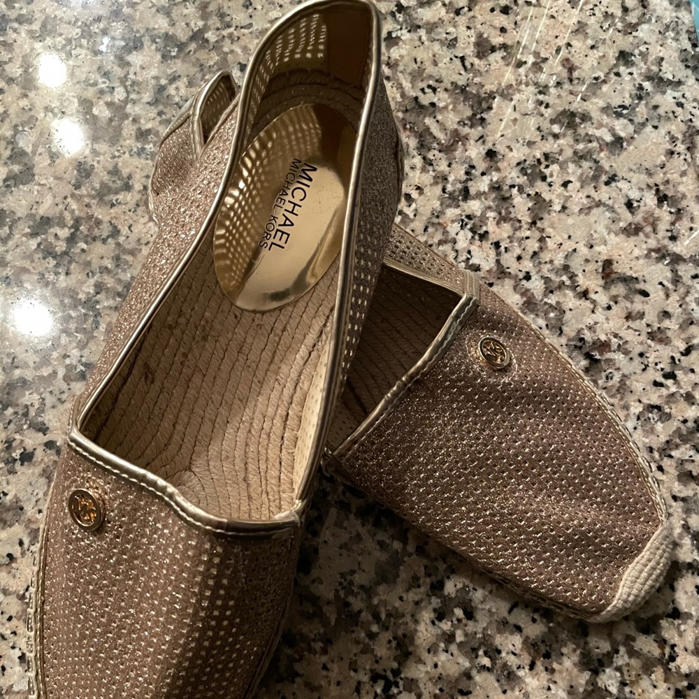 Michael Kors Gold Espadrille !!!NEW!!!